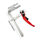 Maxbell Ratcheting Table Clamp Strong Clamping Force Practical Quick Track Saw Clamp 10cmx6cm