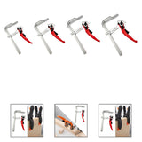 Maxbell Ratcheting Table Clamp Strong Clamping Force Practical Quick Track Saw Clamp 10cmx6cm