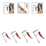 Maxbell Ratcheting Table Clamp Strong Clamping Force Practical Quick Track Saw Clamp 10cmx6cm