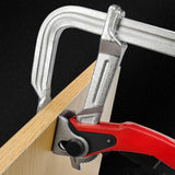 Maxbell Ratcheting Table Clamp Strong Clamping Force Practical Quick Track Saw Clamp 30cmx6cm