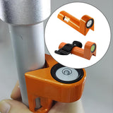 Maxbell 90 Degree Centering Rod Bubble Level Compact Aluminum for Tower Ruler Sturdy Without Straps
