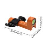 Maxbell 90 Degree Centering Rod Bubble Level Compact Aluminum for Tower Ruler Sturdy With Straps