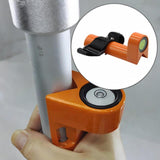 Maxbell 90 Degree Centering Rod Bubble Level Compact Aluminum for Tower Ruler Sturdy With Straps
