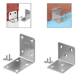 Maxbell Right Angle Bracket Multifunctional Corner Brace for Tables Shelves Dressers 7cmx5cmx7cm