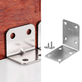 Maxbell Right Angle Bracket Multifunctional Corner Brace for Tables Shelves Dressers 7cmx5cmx7cm