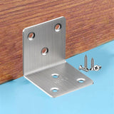 Maxbell Right Angle Bracket Multifunctional Corner Brace for Tables Shelves Dressers 5cmx5cmx5cm