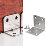 Maxbell Right Angle Bracket Multifunctional Corner Brace for Tables Shelves Dressers 5cmx5cmx5cm