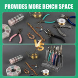 Maxbell Acrylic Pliers Rack Sturdy Practical Space Saving Professional Pliers Holder