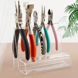 Maxbell Acrylic Pliers Rack Sturdy Practical Space Saving Professional Pliers Holder