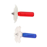 Maxbell Air Conditioner Fin Comb Radiator Cleaner 4.3x3.3inch Sturdy A/C Repair Tool Red