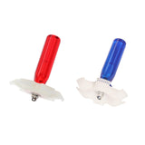 Maxbell Air Conditioner Fin Comb Radiator Cleaner 4.3x3.3inch Sturdy A/C Repair Tool Red