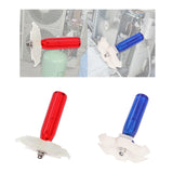 Maxbell Air Conditioner Fin Comb Radiator Cleaner 4.3x3.3inch Sturdy A/C Repair Tool Red