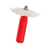 Maxbell Air Conditioner Fin Comb Radiator Cleaner 4.3x3.3inch Sturdy A/C Repair Tool Red