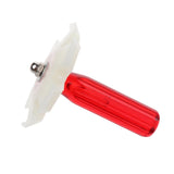 Maxbell Air Conditioner Fin Comb Radiator Cleaner 4.3x3.3inch Sturdy A/C Repair Tool Red