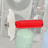 Maxbell Air Conditioner Fin Comb Radiator Cleaner 4.3x3.3inch Sturdy A/C Repair Tool Red