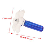Maxbell Air Conditioner Fin Comb Radiator Cleaner 4.3x3.3inch Sturdy A/C Repair Tool Blue