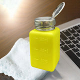 Maxbell Push Down Liquid Dispenser Cosmetic Container for Nail Polish Makeup Remover 180 ml