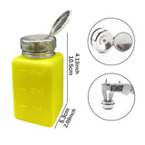 Maxbell Push Down Liquid Dispenser Cosmetic Container for Nail Polish Makeup Remover 180 ml