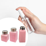 Maxbell Push Down Alcohol Dispenser Portable Empty Pumping Bottle for Personal Salon 120 ml