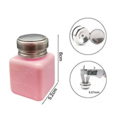 Maxbell Push Down Alcohol Dispenser Portable Empty Pumping Bottle for Personal Salon 120 ml