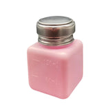Maxbell Push Down Alcohol Dispenser Portable Empty Pumping Bottle for Personal Salon 120 ml