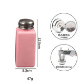Maxbell Push Down Alcohol Dispenser Portable Empty Pumping Bottle for Personal Salon 250 ml