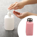 Maxbell Push Down Alcohol Dispenser Portable Empty Pumping Bottle for Personal Salon 250 ml