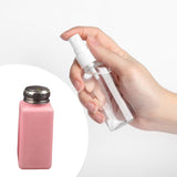 Maxbell Push Down Alcohol Dispenser Portable Empty Pumping Bottle for Personal Salon 250 ml