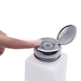 Maxbell Push Down Alcohol Dispenser Portable Empty Pumping Bottle for Personal Salon 250 ml