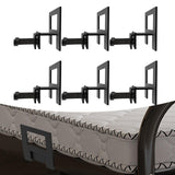 Maxbell 6x Non Slip Mattress Gaskets Stable Bedside for Metal Bed Frame Pad Grippers
