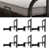 Maxbell 6x Non Slip Mattress Gaskets Stable Bedside for Metal Bed Frame Pad Grippers
