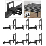 Maxbell 6x Non Slip Mattress Gaskets Stable Bedside for Metal Bed Frame Pad Grippers