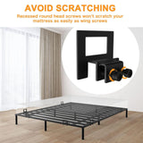 Maxbell 6x Non Slip Mattress Gaskets Stable Bedside for Metal Bed Frame Pad Grippers