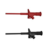 Maxbell Insulation Test Clip Hook Multimeter Heavy Duty Professional 4mm Banana Plug Red