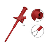 Maxbell Insulation Test Clip Hook Multimeter Heavy Duty Professional 4mm Banana Plug Red