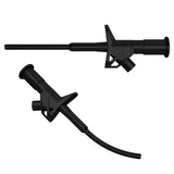Maxbell Insulation Test Clip Hook Multimeter Heavy Duty Professional 4mm Banana Plug Black