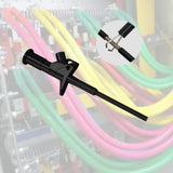Maxbell Insulation Test Clip Hook Multimeter Heavy Duty Professional 4mm Banana Plug Black