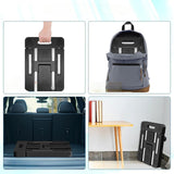 Maxbell Folding Hand Truck Hand Truck Compact Trolley for Office Travel Moving black