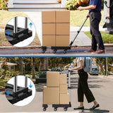 Maxbell Folding Hand Truck Hand Truck Compact Trolley for Office Travel Moving black