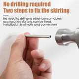 Maxbell 400 Pieces Skirting Thread Seamless Nails Double Head for Chairs Wood Veneer