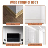 Maxbell 400 Pieces Skirting Thread Seamless Nails Double Head for Chairs Wood Veneer