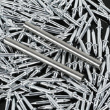 Maxbell 400 Pieces Skirting Thread Seamless Nails Double Head for Chairs Wood Veneer