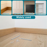 Maxbell 400 Pieces Skirting Thread Seamless Nails Double Head for Chairs Wood Veneer