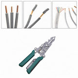 Maxbell Wire Stripper Wire Winding Tool Cable Cutting Tool for Wire Pressing Cutting 218mm