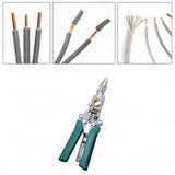 Maxbell Wire Stripper Wire Winding Tool Cable Cutting Tool for Wire Pressing Cutting 215mm