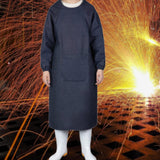 Maxbell Welding Apron Workwear Convenient Heavy Duty for Working Forging Blacksmiths Length 135cm
