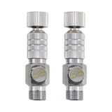 Maxbell 2 Pieces Air Brush Quick Release Coupling Adapter No Rust for Air Compressor with Valve