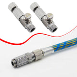 Maxbell 2 Pieces Air Brush Quick Release Coupling Adapter No Rust for Air Compressor with Valve