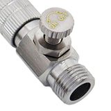 Maxbell 2 Pieces Air Brush Quick Release Coupling Adapter No Rust for Air Compressor with Valve