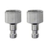 Maxbell 2 Pieces 1/8" Plug Male Fitting for Airbrush Hose Air Compressor Accessories